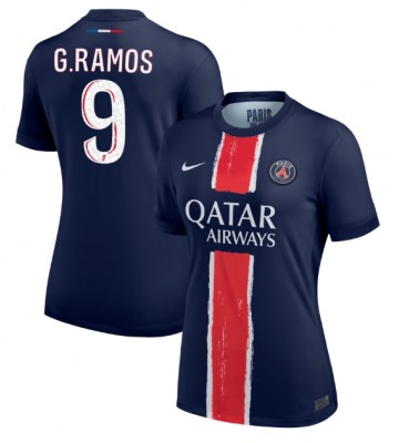 Paris Saint-Germain Goncalo Ramos #9 Hemmatröja Kvinnor 2024-25 Kortärmad